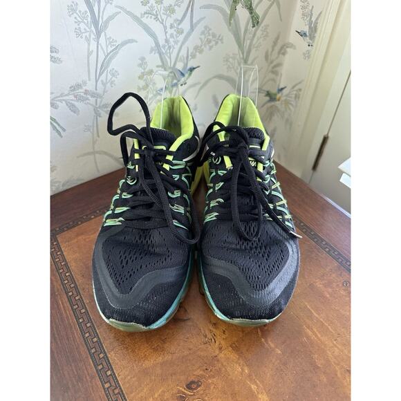 Size 7 - Nike Air Max 2014 Black Green Blue Rare Women’s 8.5 Men’s 7 Euro 40 - Picture 2 of 9